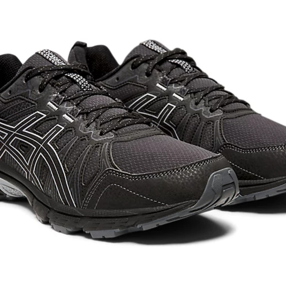 NWOT ASICS Gel Venture 7 "Black/Sheet Rock" Mens Running Shoes